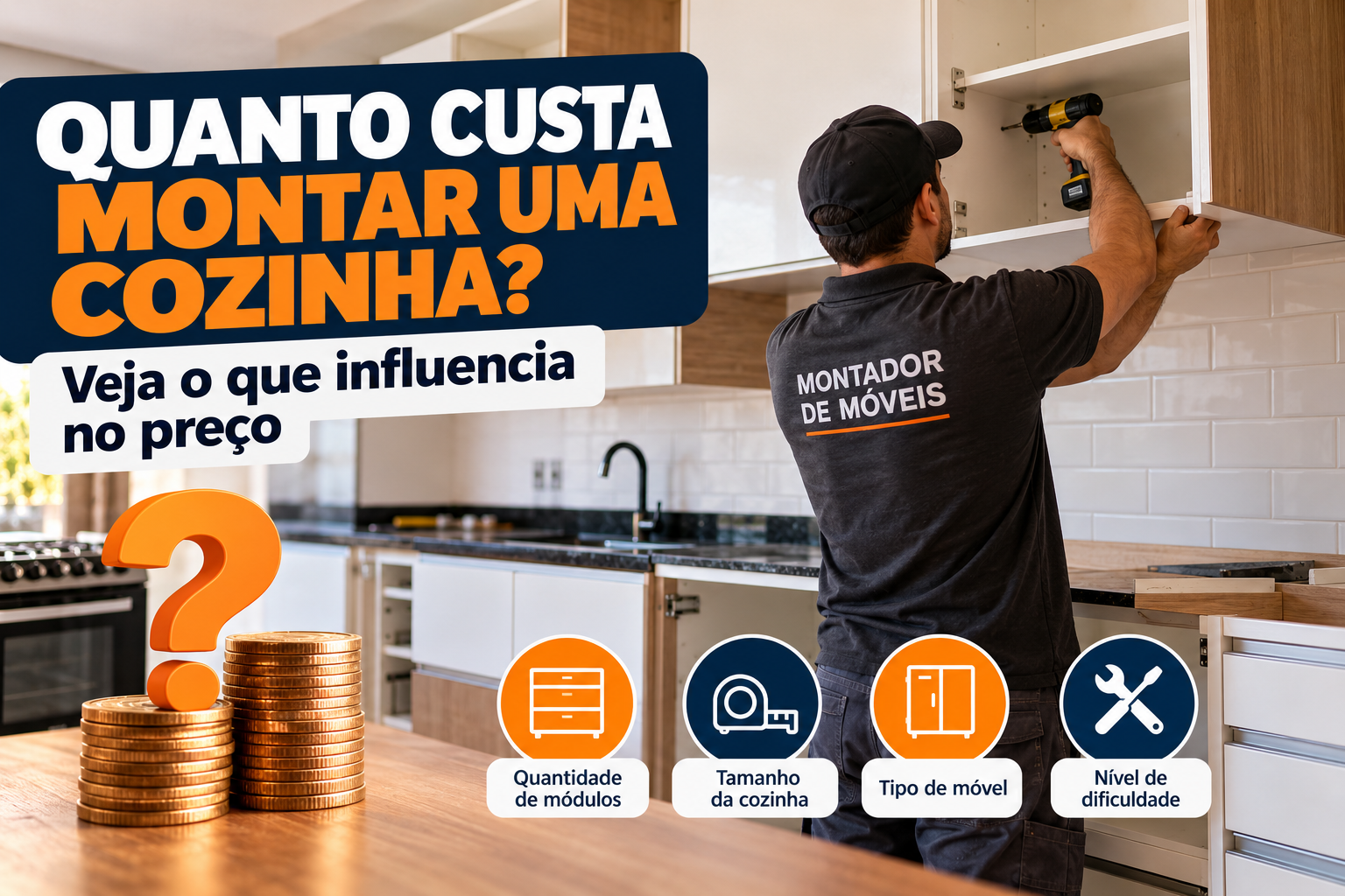 Quanto custa montar uma cozinha? Veja o que influencia no preço