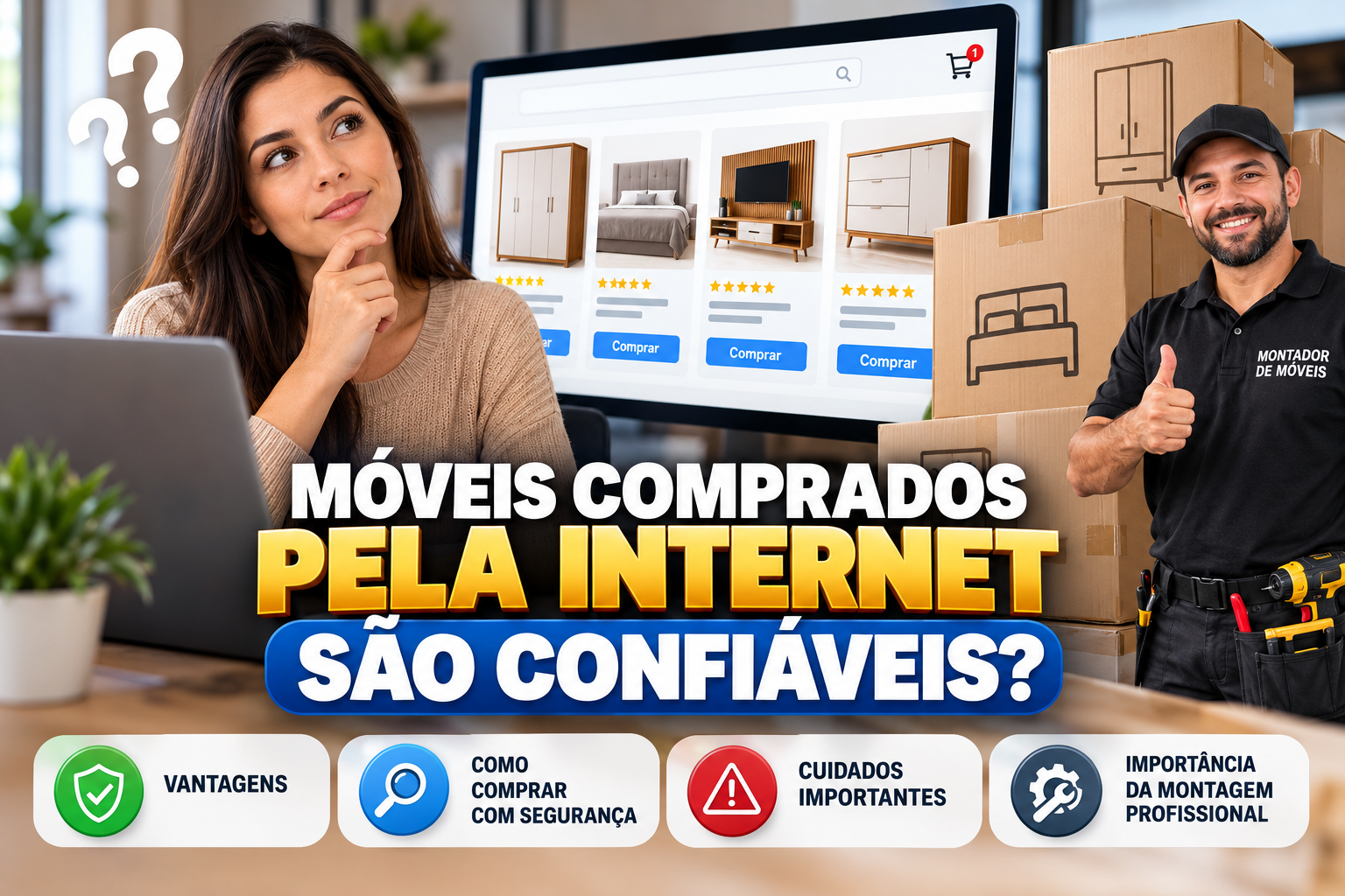 Móveis Comprados pela Internet São Confiáveis?