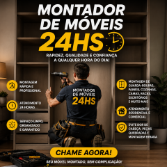 Montador: Montador De Móveis / 24 HS
